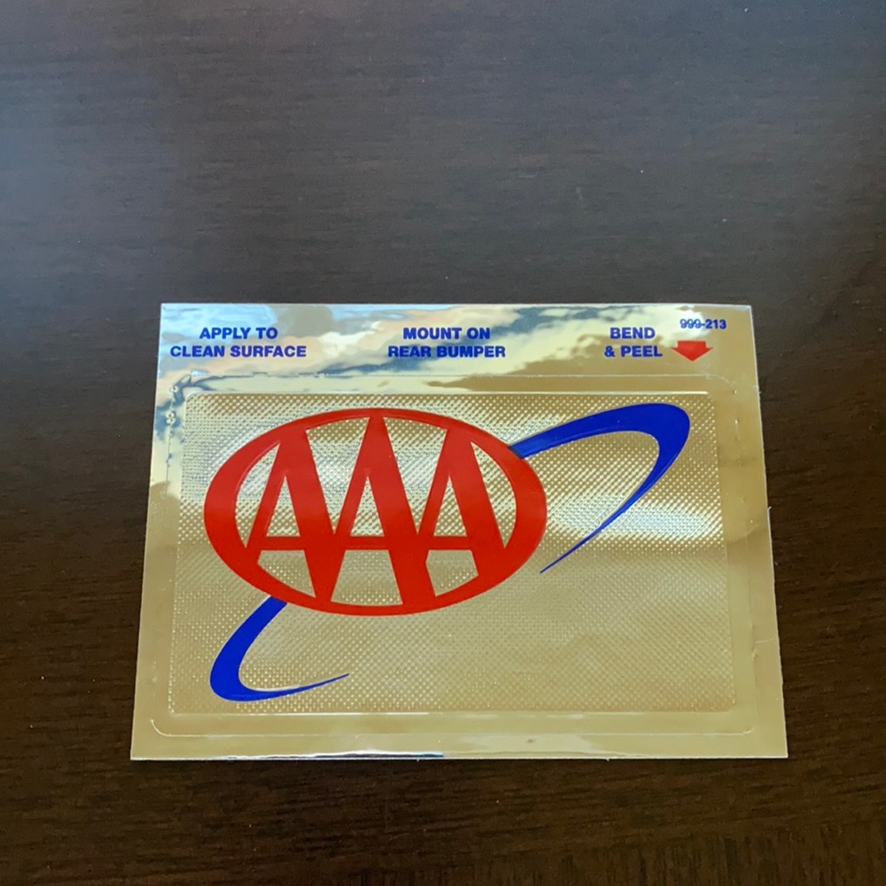 AAA (triple A) NWT sticker